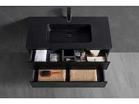 Mawialux badmeubelset 100cm - mat zwart - afbeelding 7 van  11