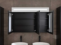 Mawialux badmeubelset 120cm mat zwart (zonder hangkast) - afbeelding 8 van  10