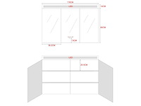 Mawialux badmeubelset 120cm mat zwart (zonder hangkast) - afbeelding 10 van  10