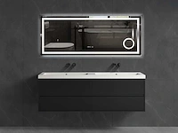 Mawialux badmeubelset 160cm - mat zwart - afbeelding 1 van  9