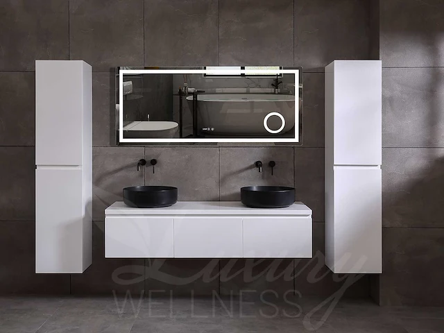 Mawialux badmeubelset mat wit 150 of 180cm keuze - afbeelding 12 van  42