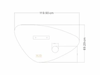 Mawialux bluetooth led spiegel 100x64 of 120x69cm of 140x70 keuze - afbeelding 5 van  16