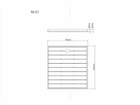 Mawialux buitendouche (in 4 opstellingen mogelijk) - afbeelding 3 van  13