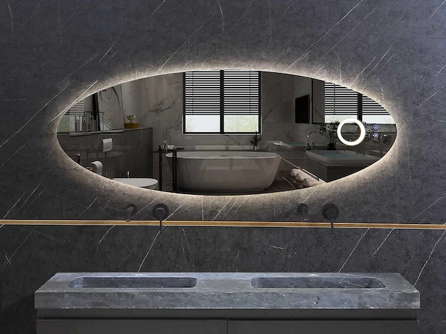 Mawialux design led spiegel 100/120cm keuze - afbeelding 2 van  7