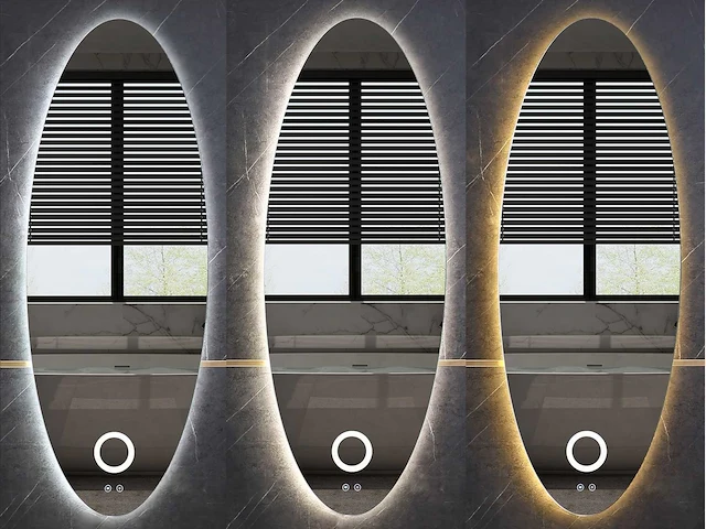 Mawialux design led spiegel 100/120cm keuze - afbeelding 4 van  7