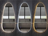 Mawialux design led spiegel 120x60/75cm of 130x65cm (keuze) - afbeelding 8 van  10