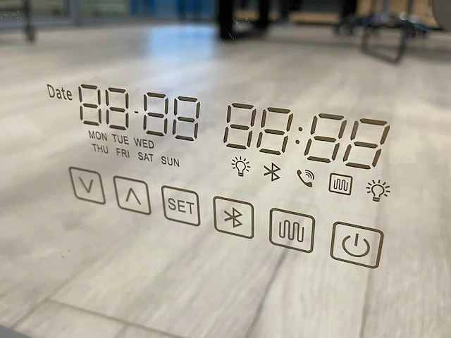 Mawialux design led spiegel 120x70cm - afbeelding 2 van  16