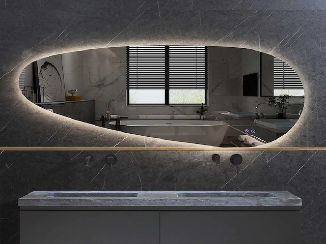 Mawialux design led spiegel 160x85 of 180x75 (keuze) - afbeelding 1 van  10