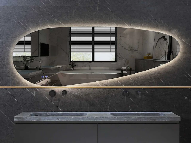 Mawialux design led spiegel 160x85 of 180x75 (keuze) - afbeelding 3 van  10