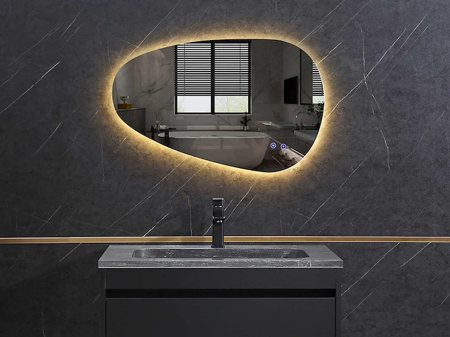 Mawialux design led spiegel 80x50cm of 90x60cm (keuze) - afbeelding 5 van  11