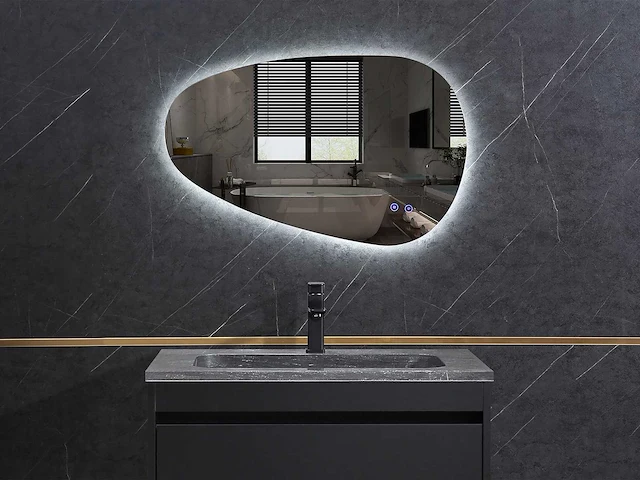 Mawialux design led spiegel 80x50cm of 90x60cm (keuze) - afbeelding 6 van  11