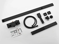 Mawialux design opbouw regendoucheset - mat zwart - afbeelding 4 van  10