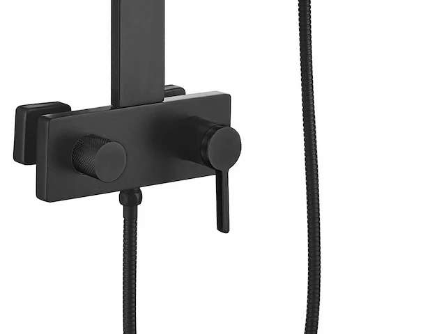 Mawialux design opbouw regendoucheset - mat zwart - afbeelding 8 van  10