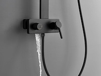 Mawialux design opbouw regendoucheset - mat zwart - afbeelding 5 van  10