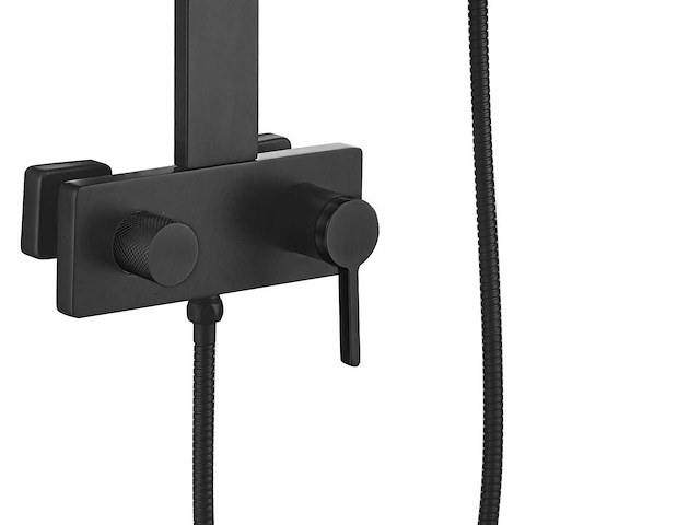 Mawialux design opbouw regendoucheset - mat zwart - afbeelding 8 van  10