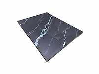 Mawialux douchebak 120x90cm (mat zwart of zwart marmer) - afbeelding 1 van  5