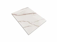 Mawialux douchebak 120x90cm wit marmer - afbeelding 1 van  4