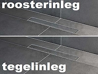 Mawialux douchedrain mat zwart (in diverse maten beschikbaar) - afbeelding 4 van  7