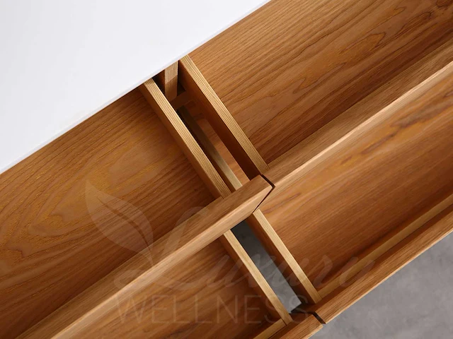 Mawialux eikenhout badkamermeubel 120cm (eiken natural) - afbeelding 28 van  47