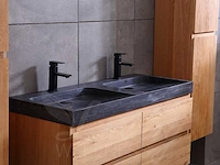 Mawialux eikenhout badkamermeubel 120cm (eiken natural) - afbeelding 15 van  47