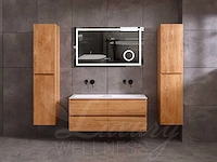 Mawialux eikenhout badkamermeubel 120cm (eiken natural) - afbeelding 18 van  47