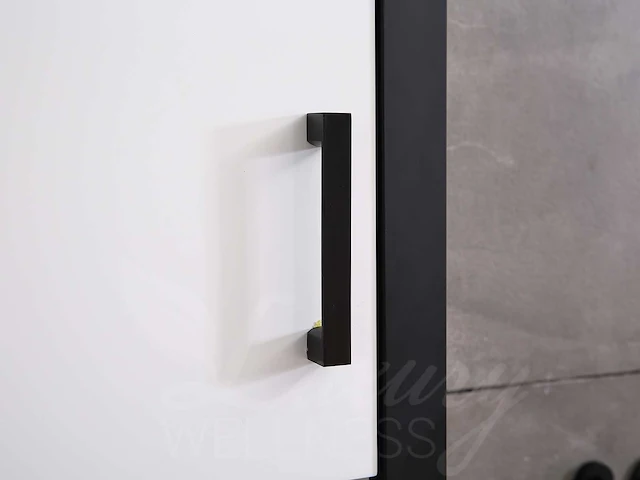 Mawialux eikenhout badkamermeubel 120cm met hangkast - mat wit - afbeelding 7 van  23