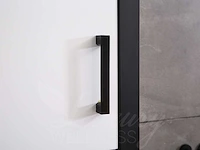 Mawialux eikenhout badkamermeubel 120cm met hangkast - mat wit - afbeelding 7 van  23