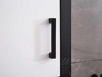 Mawialux eikenhout badkamermeubel 120cm met hangkast - mat wit - afbeelding 7 van  23