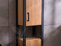 Mawialux eikenhout badkamermeubel 120cm met hangkast - afbeelding 7 van  27
