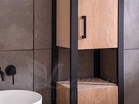 Mawialux eikenhout badkamermeubel 150cm met 2 hangkasten - afbeelding 15 van  30