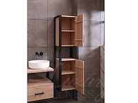 Mawialux eikenhout badkamermeubel 150cm met 2 hangkasten - afbeelding 19 van  30