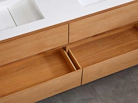 Mawialux eikenhout badkamermeubel 160cm (eiken natural) - afbeelding 4 van  28