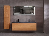 Mawialux eikenhout badkamermeubel 160cm (eiken natural) - afbeelding 1 van  28