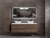 Mawialux eikenhout badmeubelset 2-persoons 140cm - grey smoked - afbeelding 1 van  18