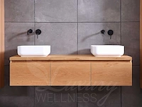 Mawialux eikenhout badmeubelset (zonder hangkast) 150 of 180cm (in 4 kleuren mogelijk) - afbeelding 9 van  28