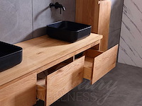 Mawialux eikenhout badmeubelset (zonder hangkast) 150 of 180cm (in 4 kleuren mogelijk) - afbeelding 2 van  28