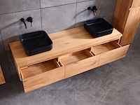 Mawialux eikenhout badmeubelset (zonder hangkast) 150 of 180cm (in 4 kleuren mogelijk) - afbeelding 26 van  28