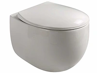Mawialux hangend rimless toilet - glans wit - afbeelding 1 van  6