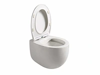 Mawialux hangend rimless toilet - glans wit - afbeelding 3 van  6