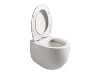 Mawialux hangend rimless toilet - glans wit - afbeelding 3 van  6