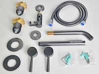 Mawialux inbouw badkraan - gunmetal gray - afbeelding 6 van  12