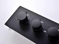 Mawialux inbouw doucheset met ledverlichting - okapi - mat zwart - afbeelding 3 van  27