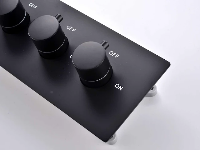 Mawialux inbouw doucheset met ledverlichting - okapi - mat zwart - afbeelding 4 van  27