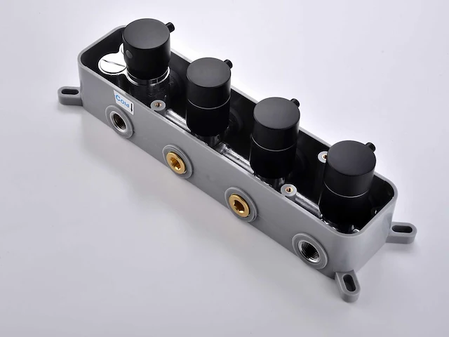 Mawialux inbouw doucheset met ledverlichting - okapi - mat zwart - afbeelding 6 van  27