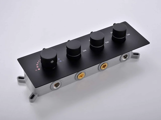 Mawialux inbouw doucheset met ledverlichting - okapi - mat zwart - afbeelding 27 van  27