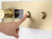 Mawialux inbouw regendouche - digitaal display - geborsteld goud - afbeelding 13 van  33