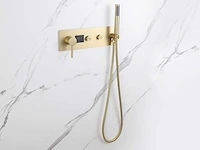 Mawialux inbouw regendouche - digitaal display - geborsteld goud - afbeelding 16 van  33