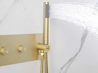 Mawialux inbouw regendouche - digitaal display - geborsteld goud - afbeelding 17 van  33