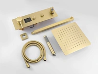 Mawialux inbouw regendouche - digitaal display - geborsteld goud - afbeelding 12 van  33