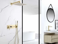 Mawialux inbouw regendouche - digitaal display - geborsteld goud - afbeelding 26 van  33